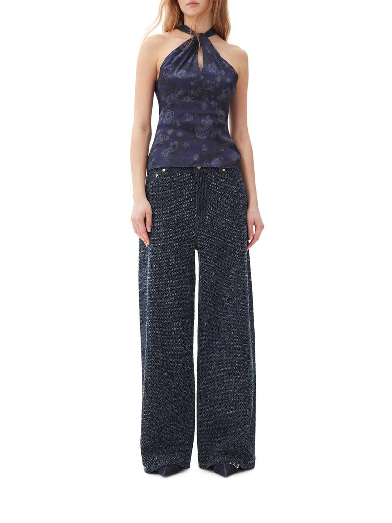 Suitnegozi JEANS LARGHI BLU SCURO FLUFFY