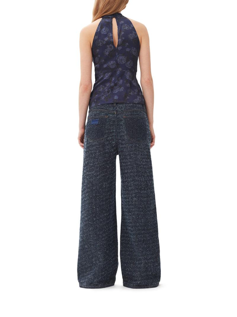 Suitnegozi JEANS LARGHI BLU SCURO FLUFFY