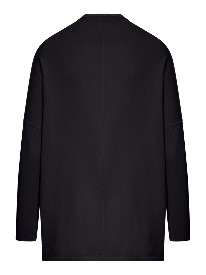 Suitnegozi MAGLIA ASIMMETRICA IN VISCOSA E LANA