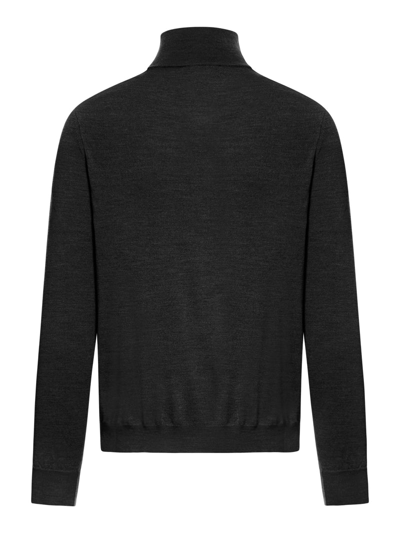 Suitnegozi MAGLIA CON HALF ZIP IN WOOL FLEX