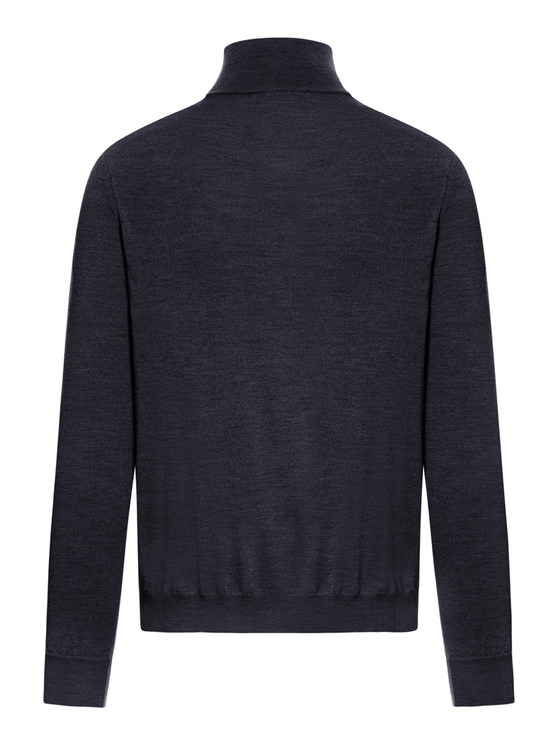 Suitnegozi MAGLIA CON HALF ZIP IN WOOL FLEX