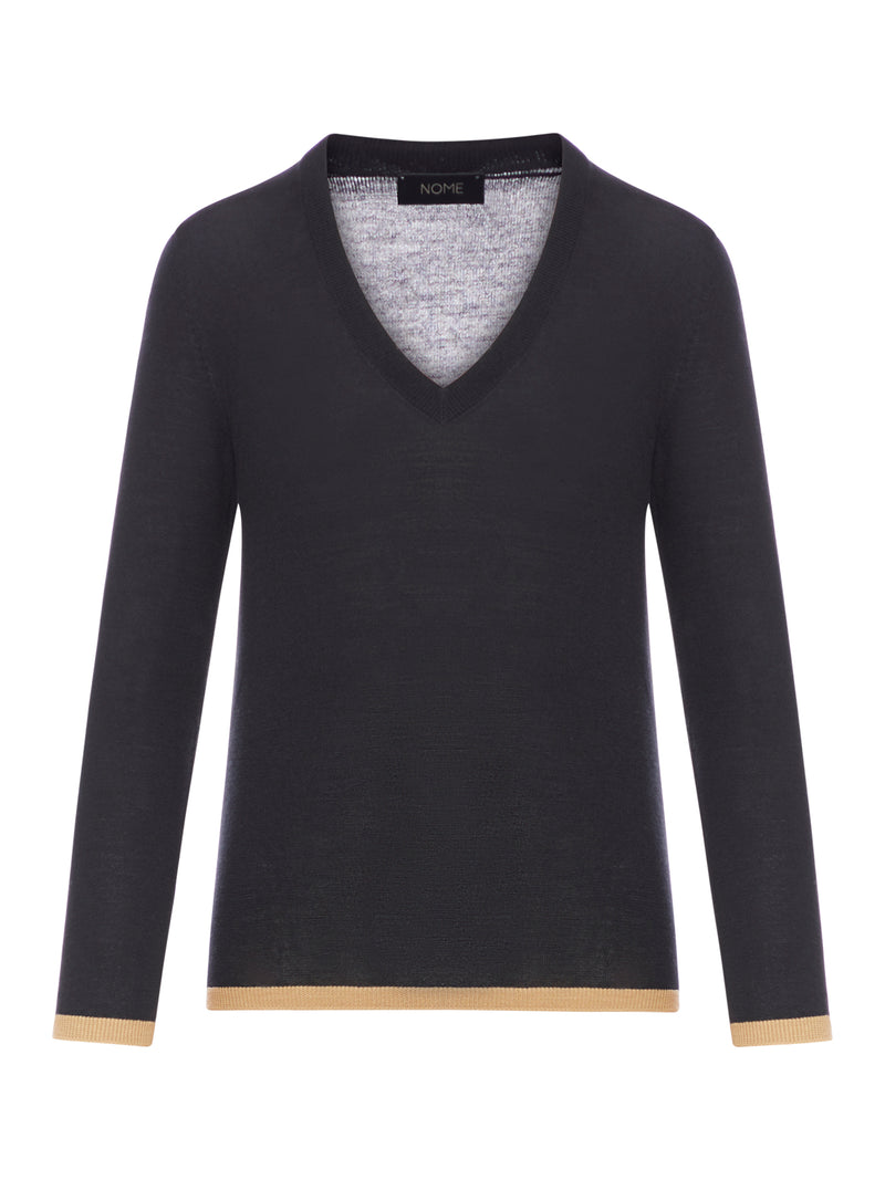 Suitnegozi maglia con scollo a V