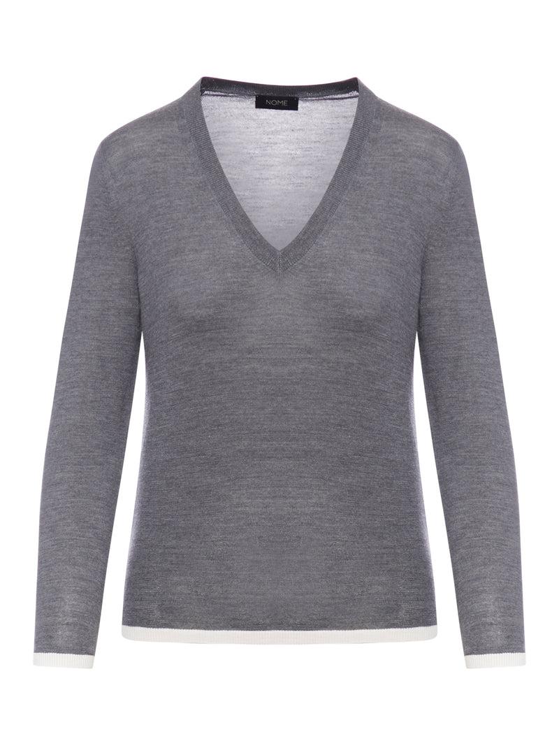 Suitnegozi maglia con scollo a V