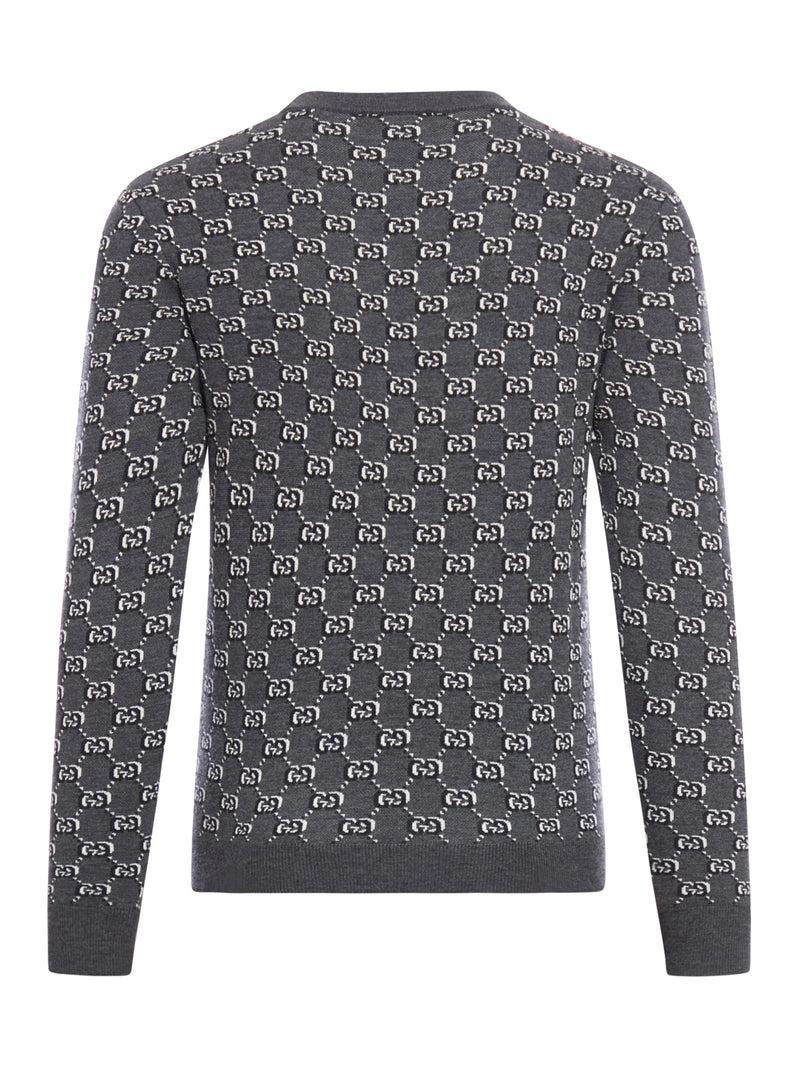 Suitnegozi MAGLIA IN LANA JACQUARD CON GG SHADOW