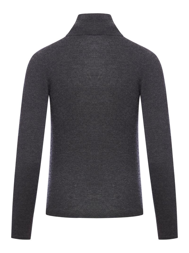 Suitnegozi Maglione A Collo Alto In Lana Cashmere