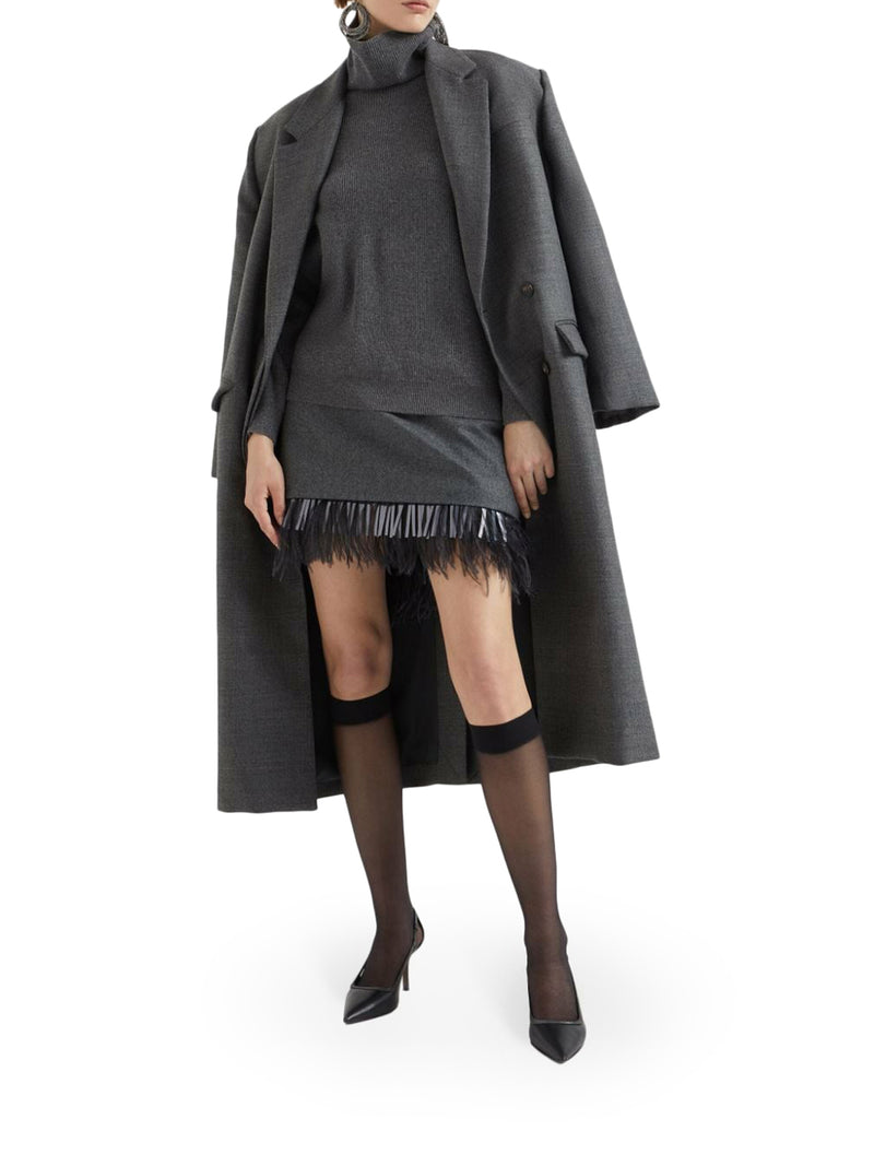 Suitnegozi Maglione Con Scollo A Rotolo