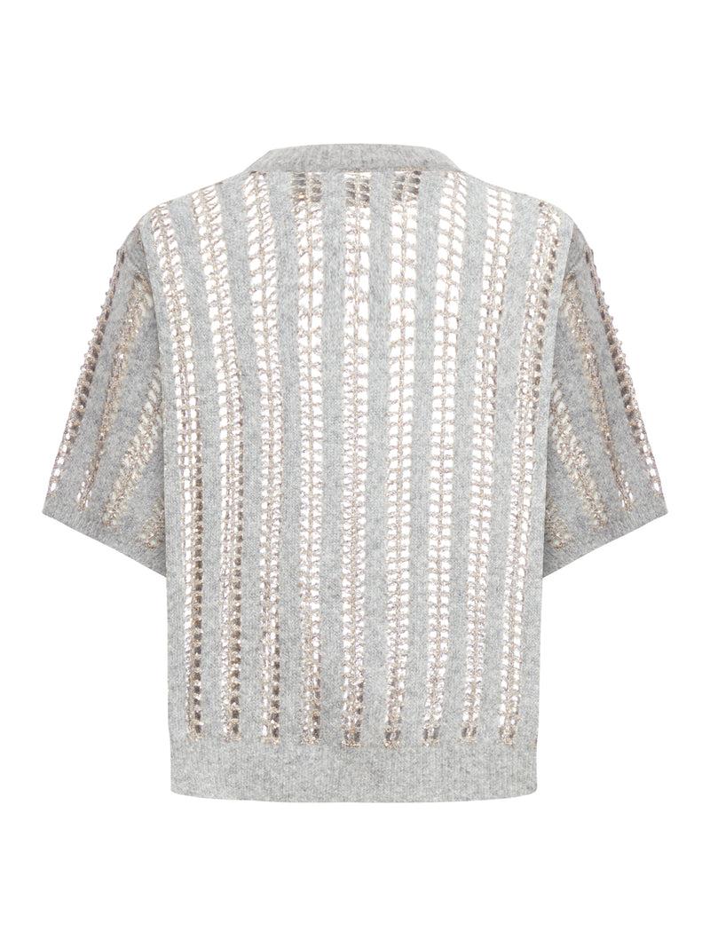 Suitnegozi Maglione Traforato In Misto Cashmere