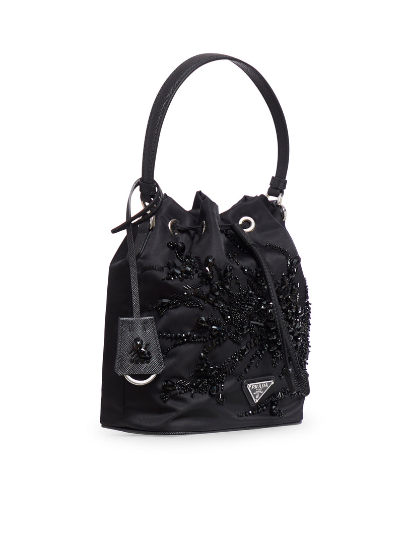 Suitnegozi Mini Borsa In Re-Nylon Con Ricami