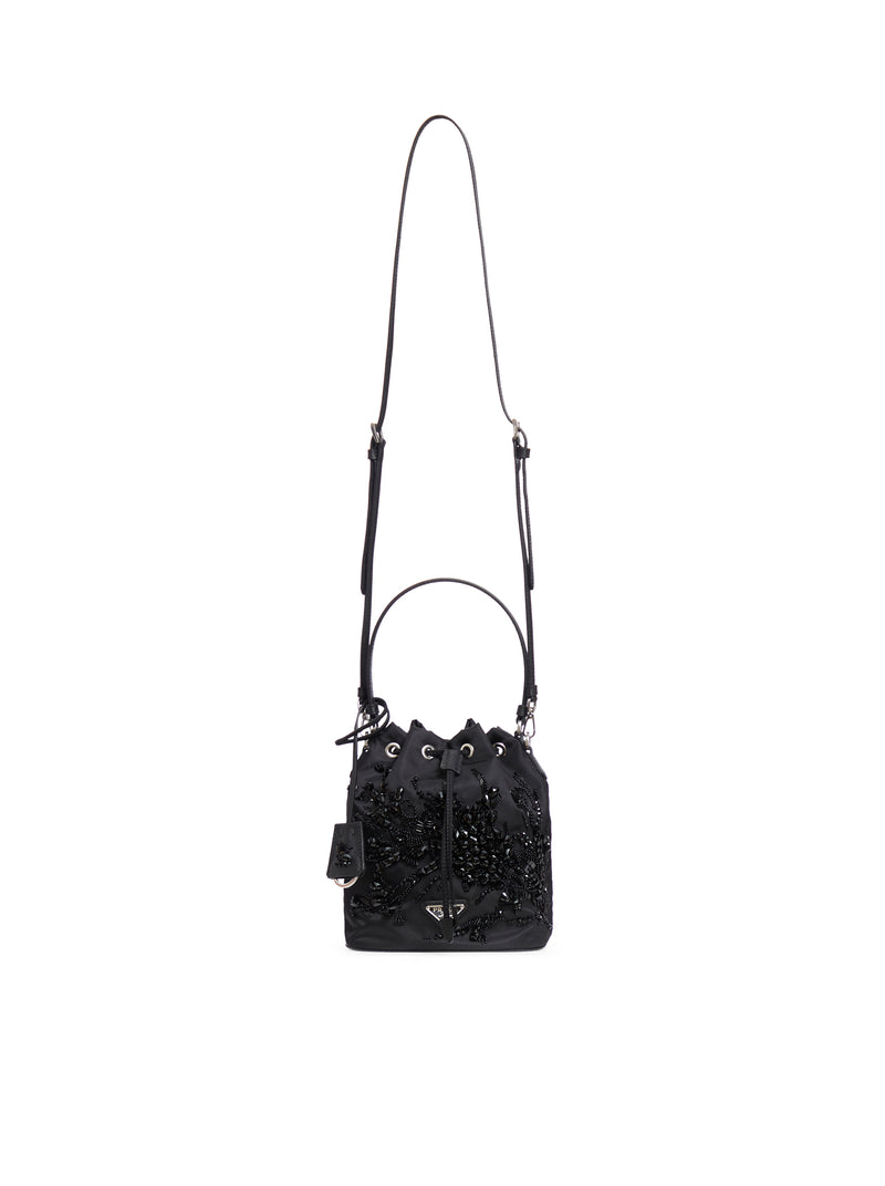 Suitnegozi Mini Borsa In Re-Nylon Con Ricami