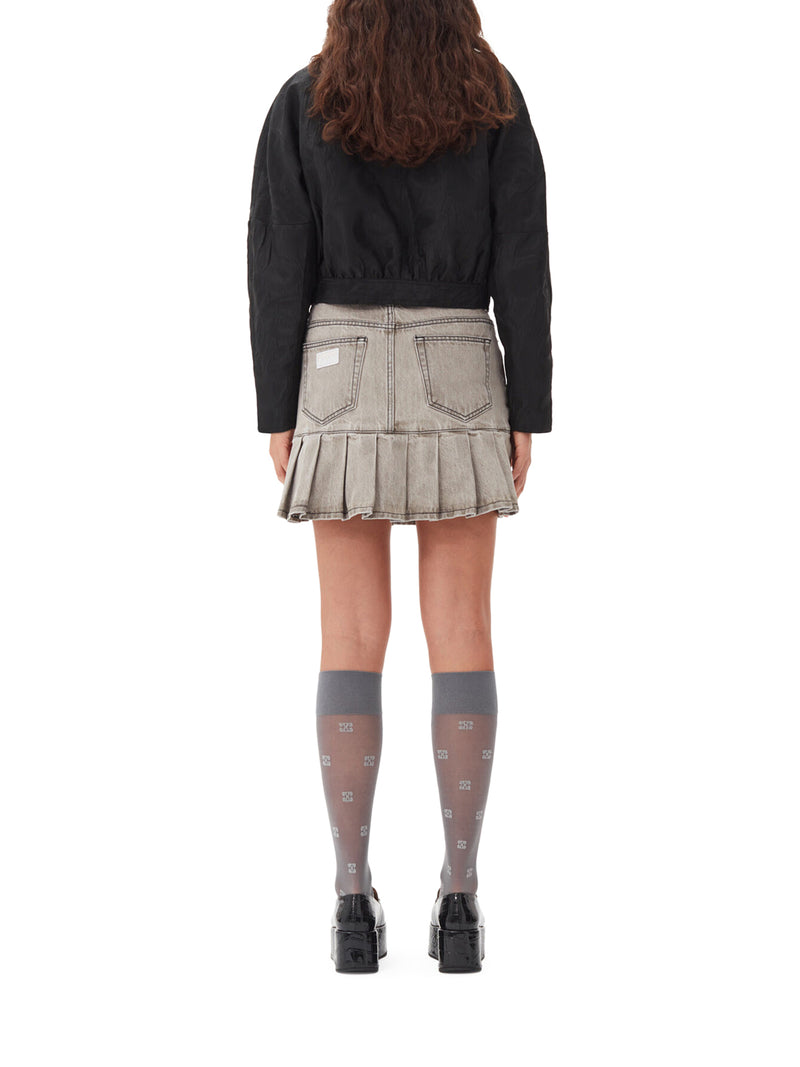 Suitnegozi MINIGONNA PLISSETTATA IN DENIM