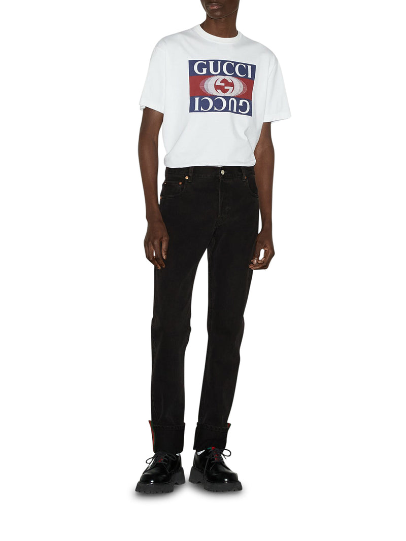 Suitnegozi PANTALONE IN DENIM CON DETTAGLIO WEB