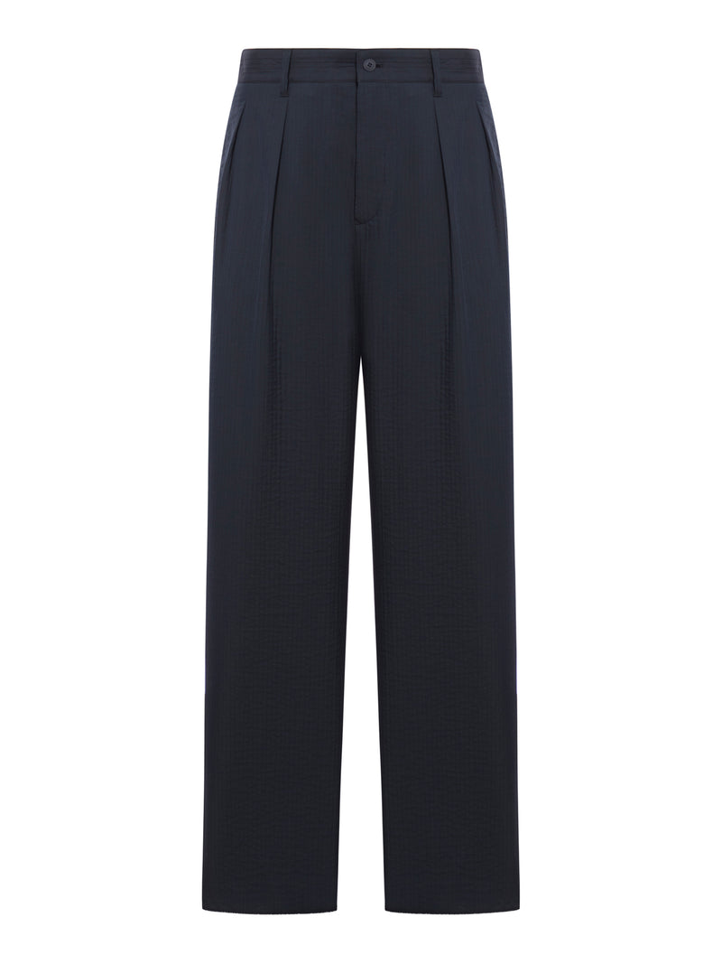 Suitnegozi PANTALONI A DUE PINCES IN MISTO COTONE