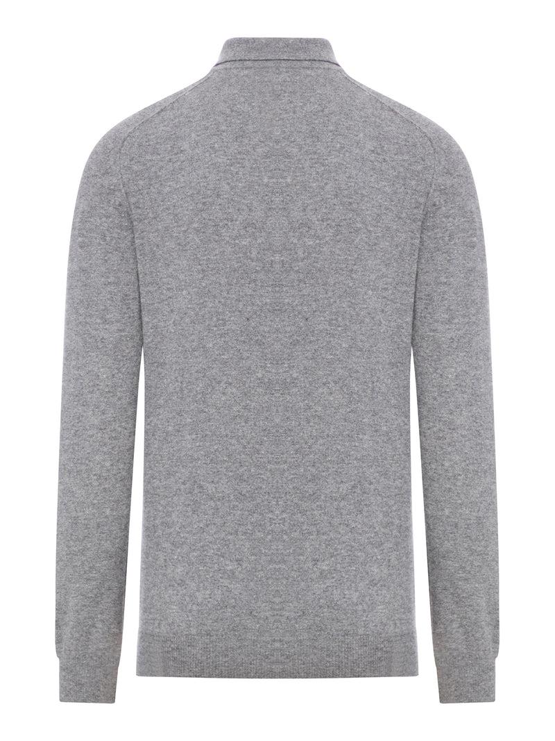 Suitnegozi POLO IN LANA CON IMPUTURE A CONTRASTO