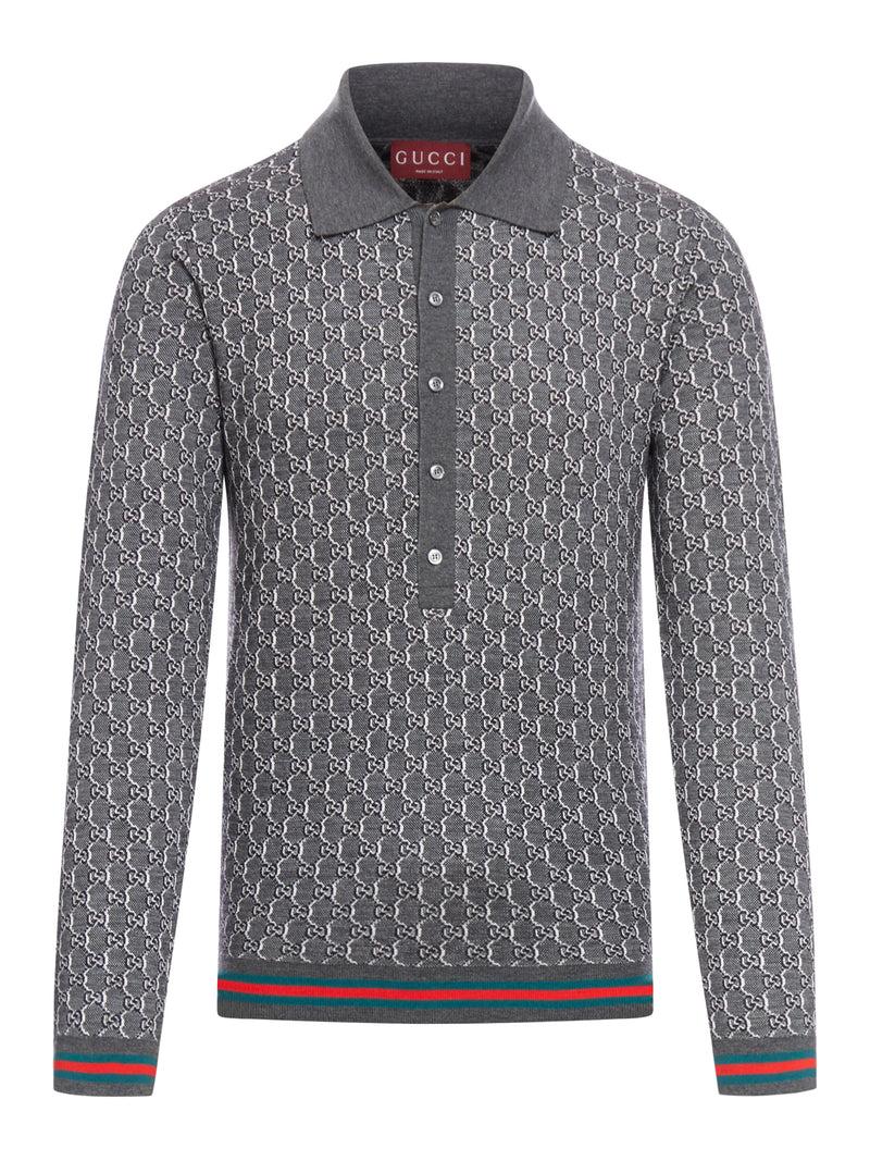 Suitnegozi POLO IN SETA E LANA CON GG SHADOW