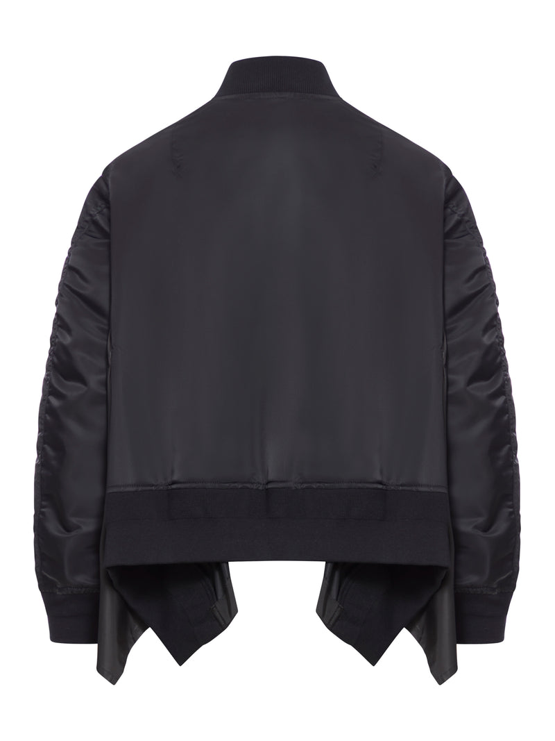Suitnegozi SACAI BOMBER ASIMMETRICO IN TWILL