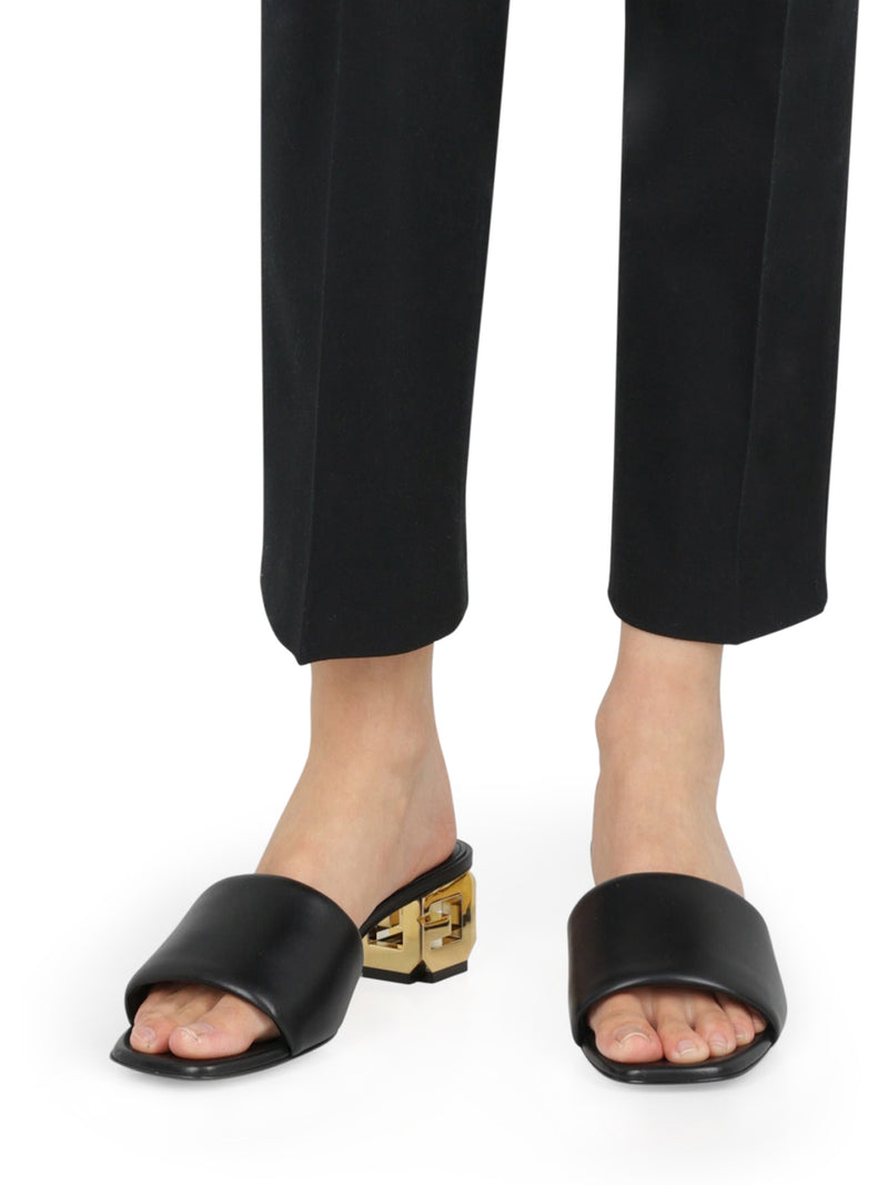 Suitnegozi SANDALO G CUBE IN PELLE LISCIA