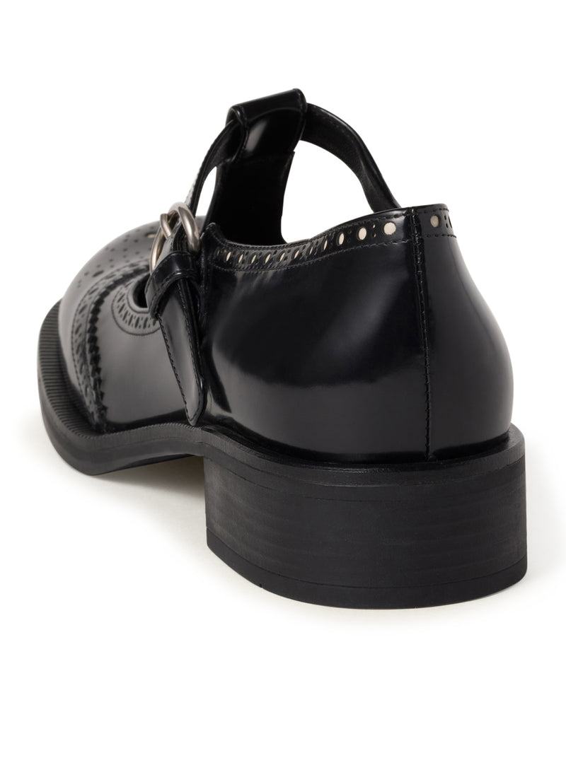 Suitnegozi Scarpe Brogue In Pelle Spazzolata