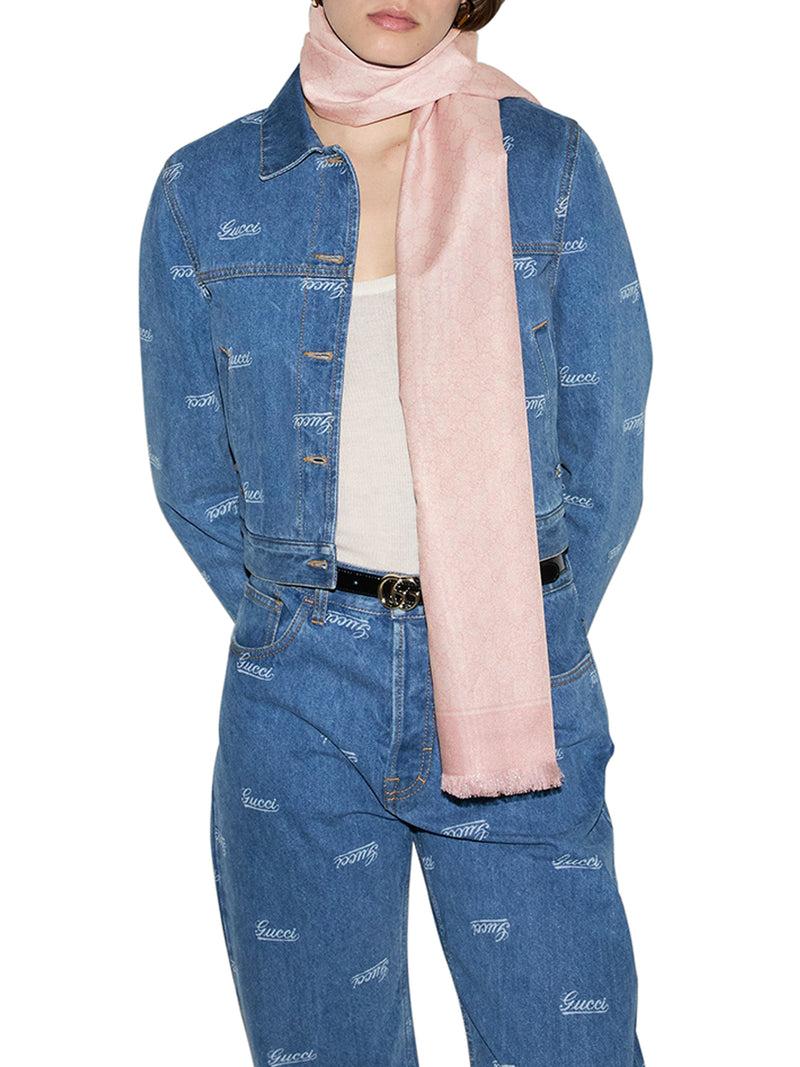 Suitnegozi SCIALLE IN JACQUARD DI COTONE SETA GG