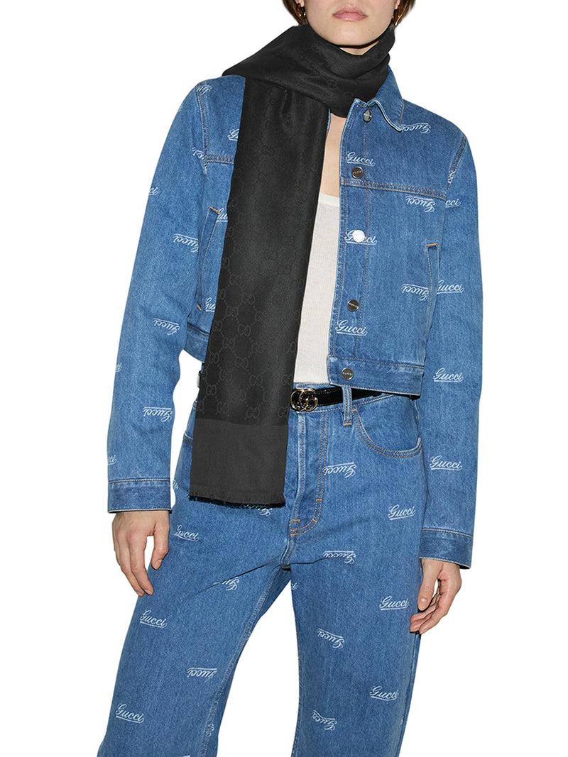 Suitnegozi SCIALLE IN JACQUARD DI COTONE SETA GG