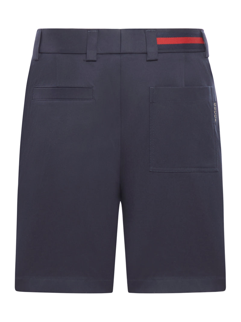 Suitnegozi Shorts Sartoriali Con Decorazione Web