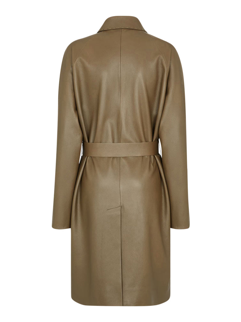 Suitnegozi Soprabito In Pelle Verde