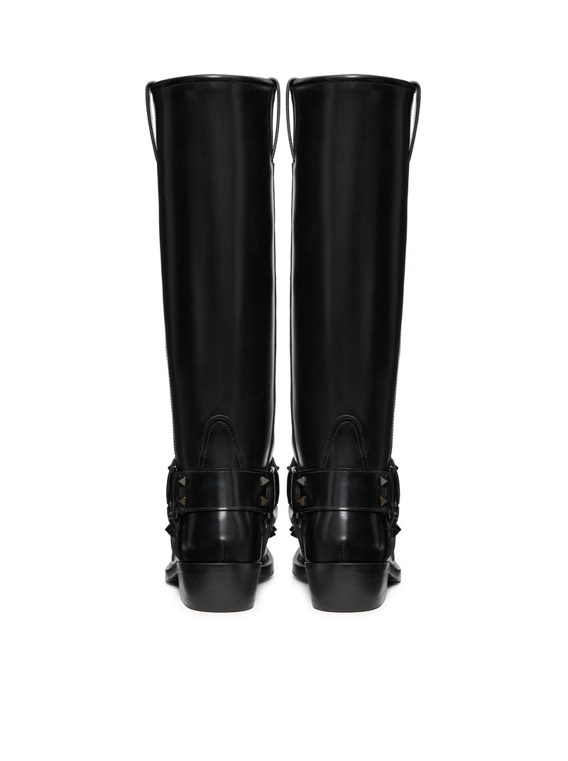 Suitnegozi STIVALE BIKER ROCKSTUD IN VITELLO 40MM