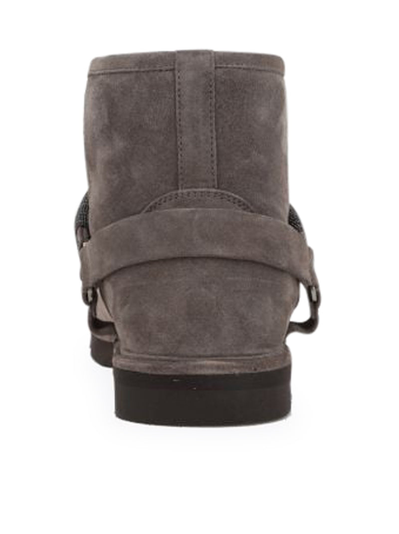 Suitnegozi STIVALETTO IN SUEDE CON SHINY STRAP