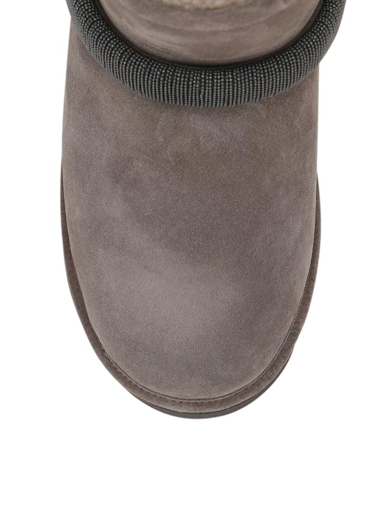 Suitnegozi STIVALETTO IN SUEDE CON SHINY STRAP