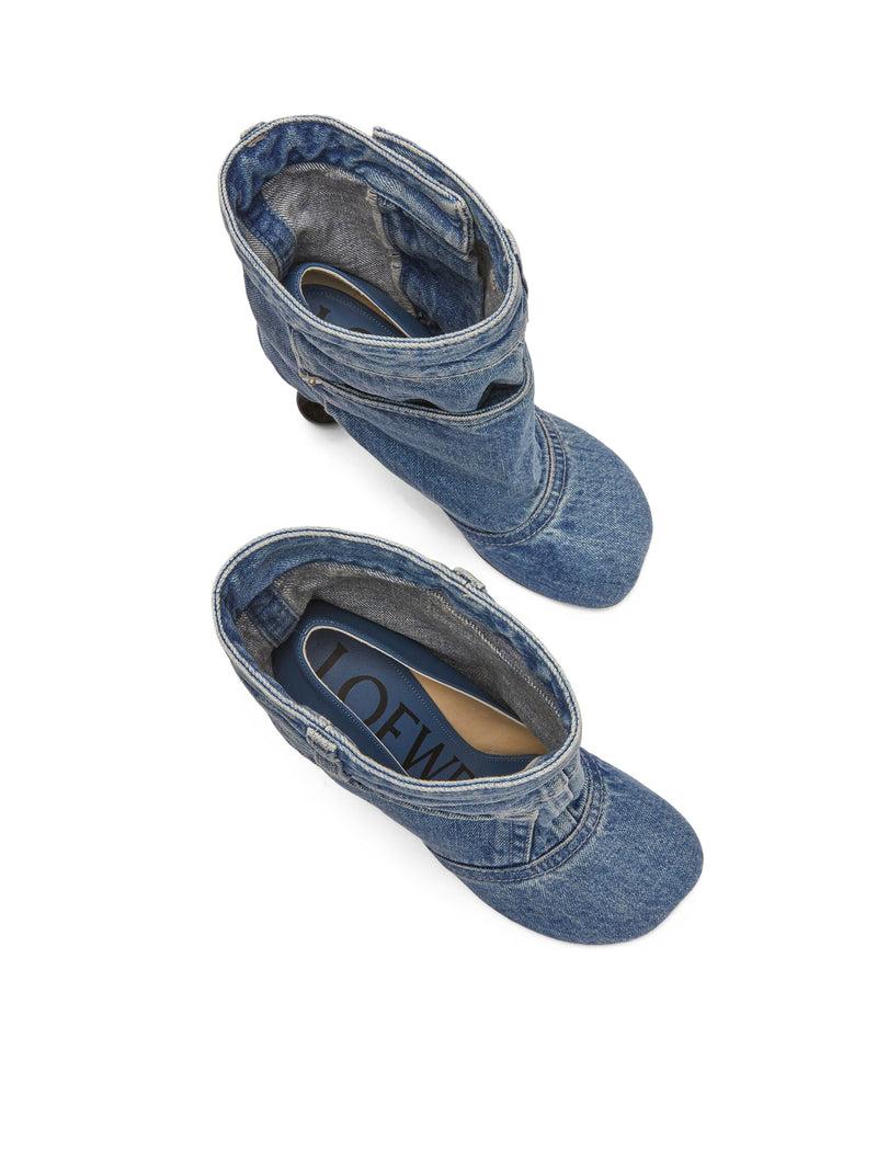 Suitnegozi Stivaletto Toy In Denim Lavato