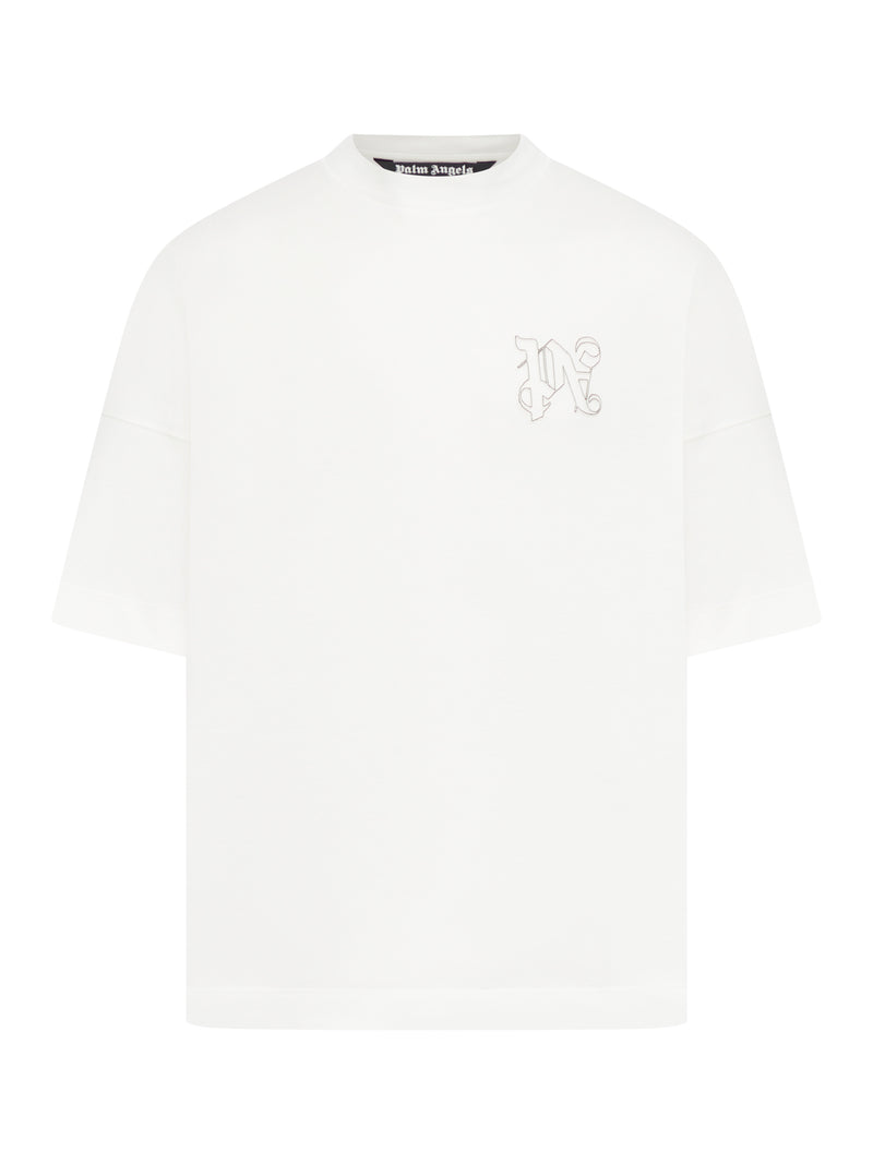 Suitnegozi T-shirt con ricamo PA Monogram