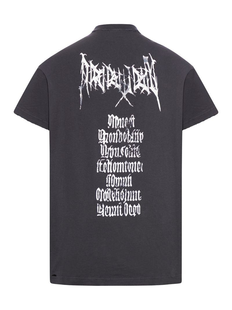 Suitnegozi T-SHIRT DESTROYED IN VINTAGE JERSEY