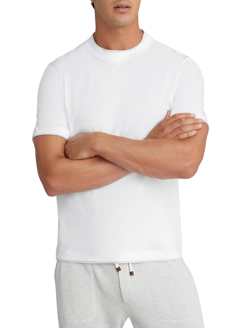 Suitnegozi T-shirt In Cotone Con Dettagli A Strati