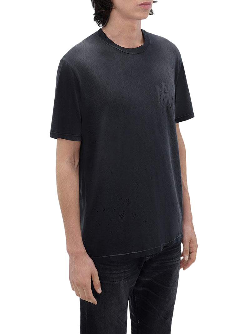 Suitnegozi T-SHIRT RICAMATA EFFETTO DESTROYED