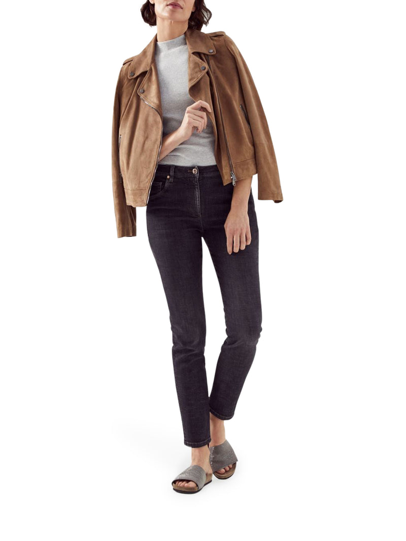 Suitnegozi Top In Maglia Con Monili E Perline