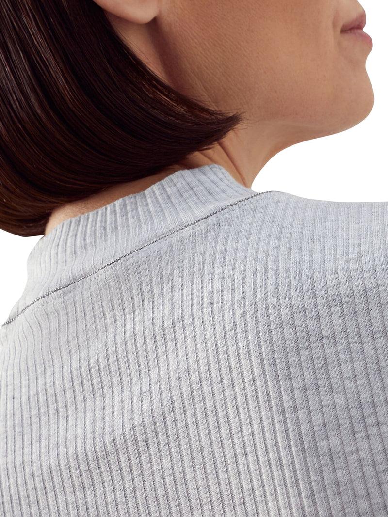 Suitnegozi Top In Maglia Con Monili E Perline