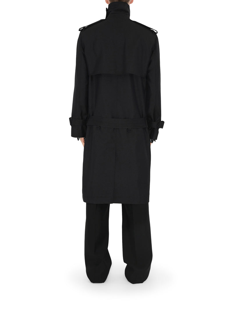 Suitnegozi Trench Lungo In Misto Seta