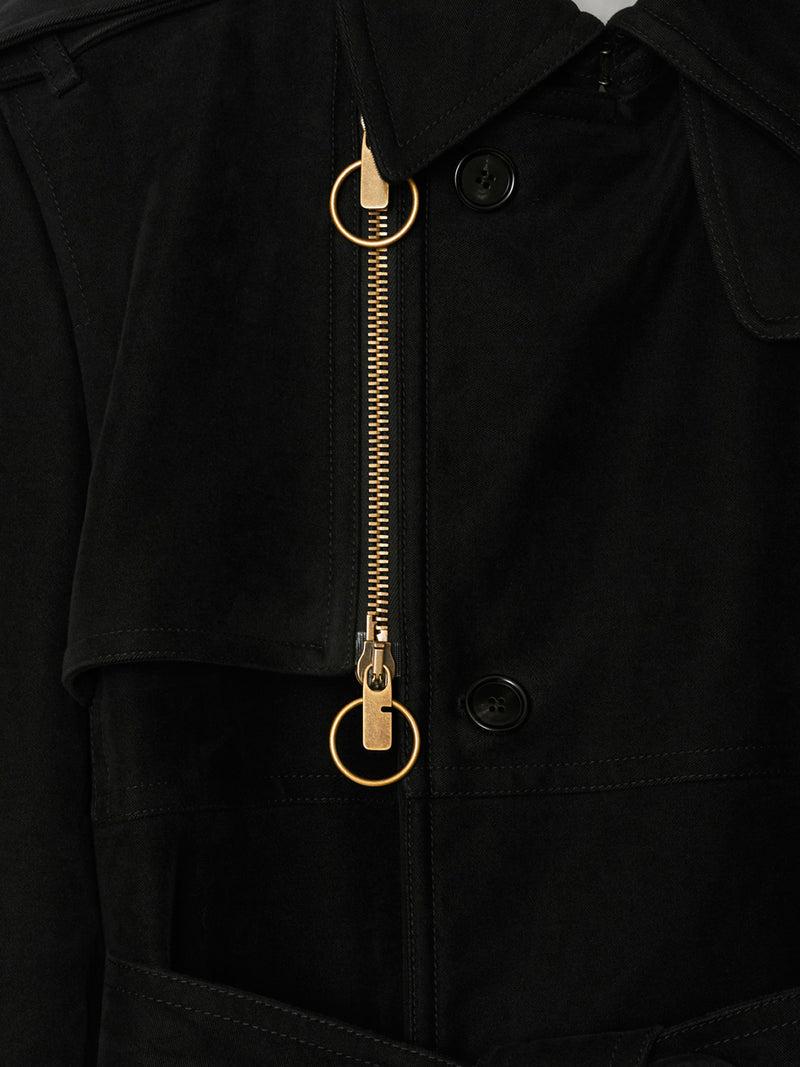 Suitnegozi Trench Lungo In Nylon E Cotone