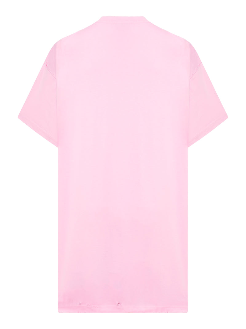 Suitnegozi T-SHIRT OVERSIZE NO LOGO IN VINTAGE JERSEY