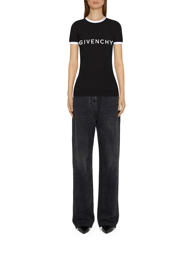 Suitnegozi T-shirt Slim GIVENCHY Archetype In Cotone