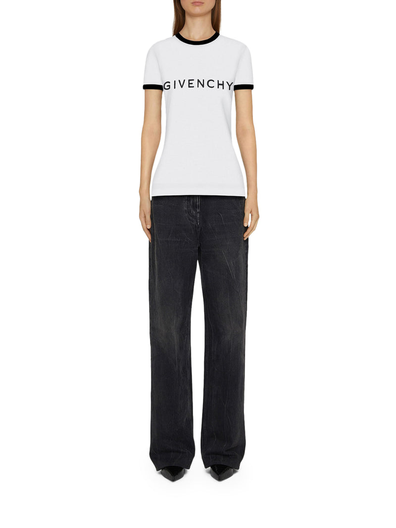 Suitnegozi T-shirt Slim GIVENCHY Archetype In Cotone