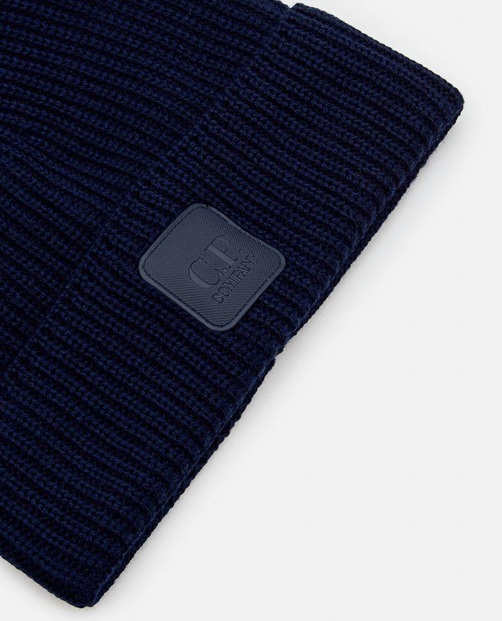 Biffi BERRETTO CON LOGO IN LANA MERINO EXTRA FINE SERIE METROPOLIS