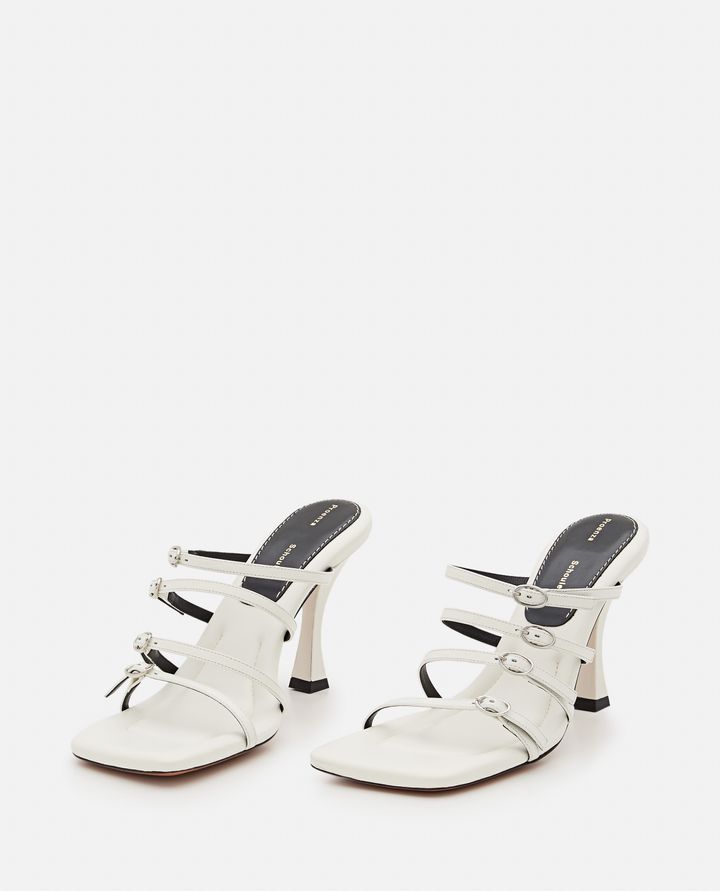 Biffi 95MM LEATHER SANDALS