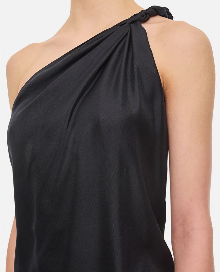 Biffi ABITO MIDI MONOSPALLA IN SETA