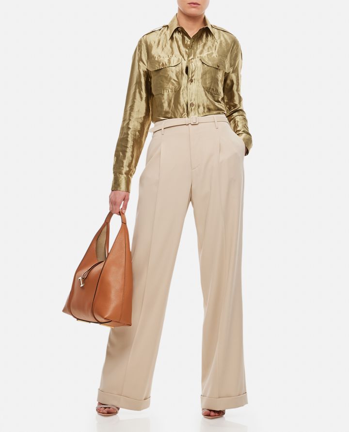 Biffi ACKLIE STRAIGHT LEG WOOL TROUSERS