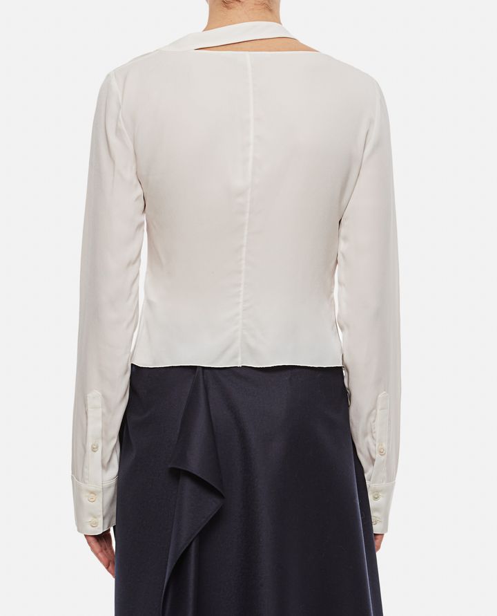 Biffi ASYMMETRIC SEAM DETAILED SHIRT