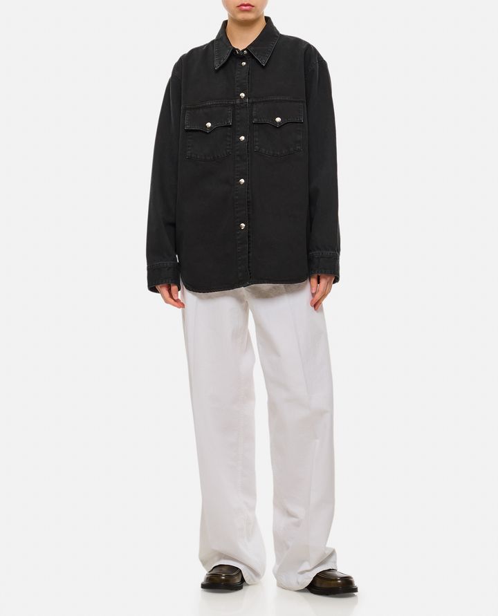 Biffi BETHANY PANTALONI IN DENIM TWILL 45 BAGGY