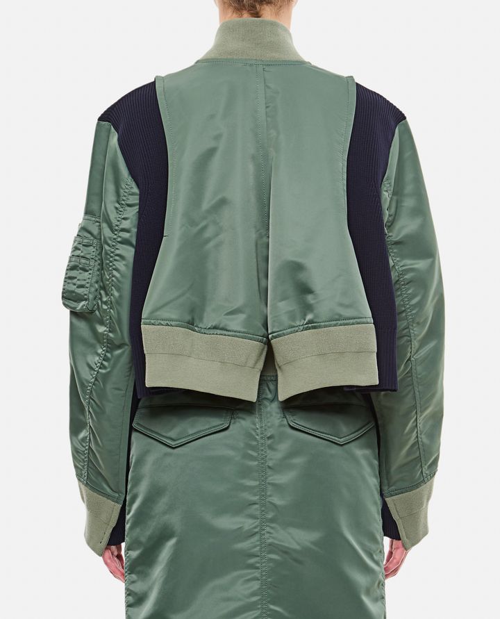 Biffi BLOUSON IN TWILL X MAGLIA DI NYLON