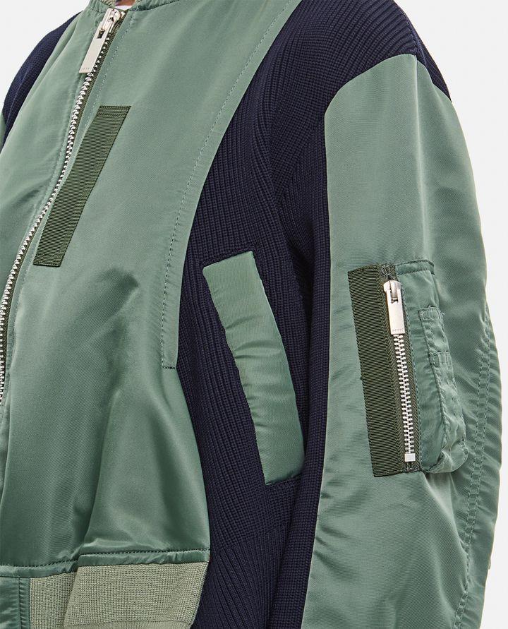 Biffi BLOUSON IN TWILL X MAGLIA DI NYLON