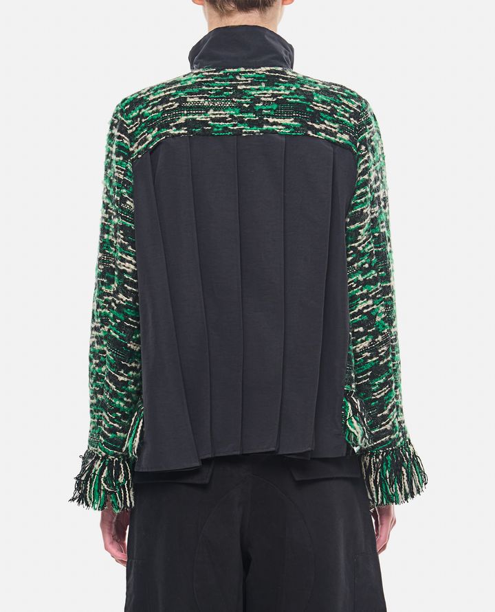 Biffi BLUSA IN TWEED GROSGRAIN