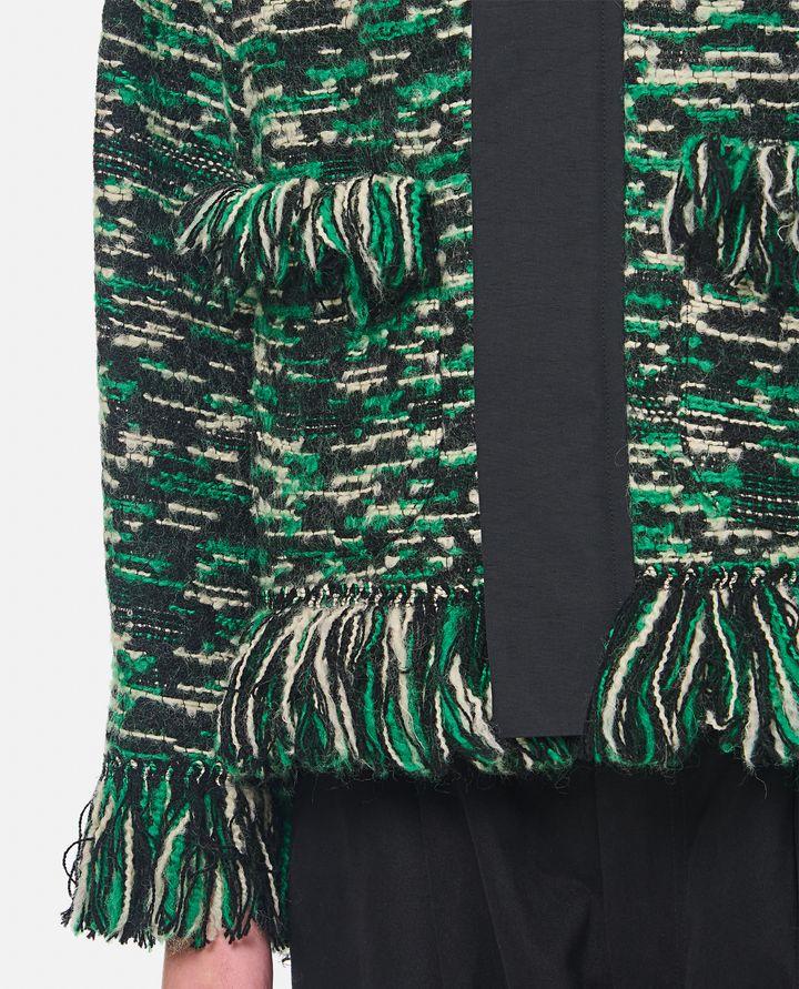 Biffi BLUSA IN TWEED GROSGRAIN